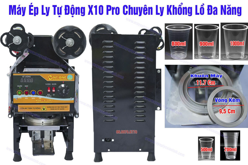 Máy Ép Ly Tự Động X10Pro