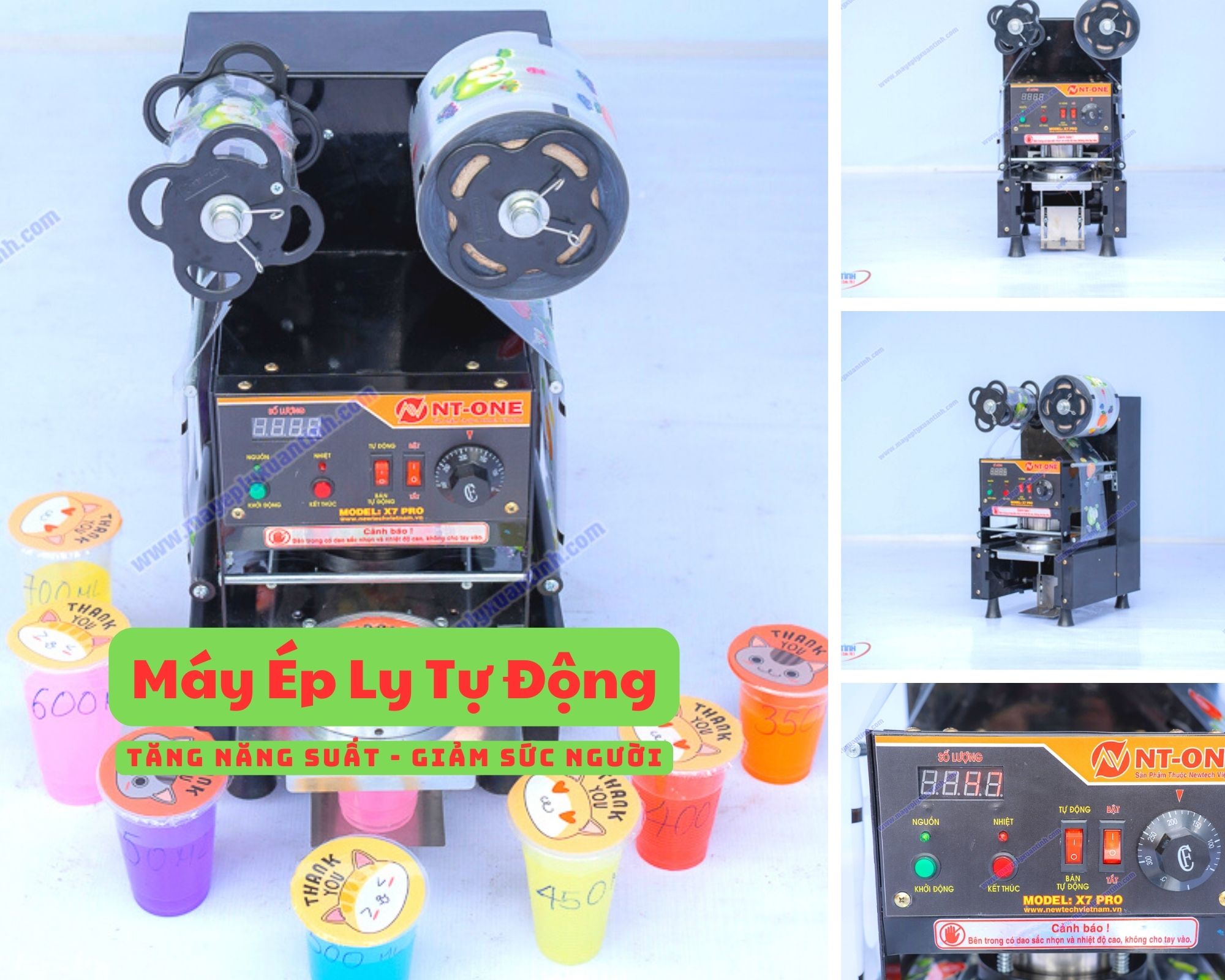 Máy Ép Ly Tự Động Tăng Năng Suất Giảm Sức Người