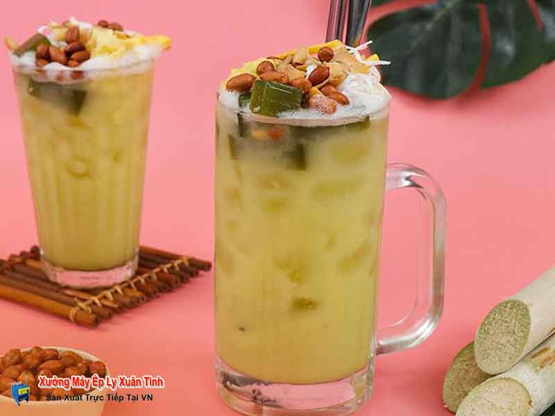 Ly nhựa cho nước mía mix