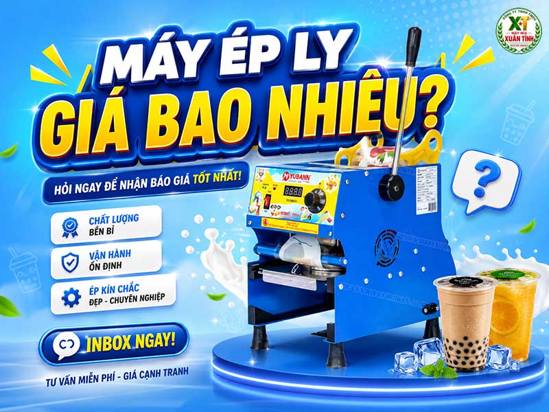 Máy ép ly giá bao nhiêu?